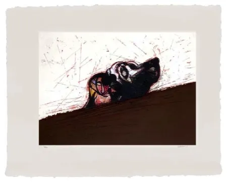 Radierung Und Aquatinta Valdés - El Perro