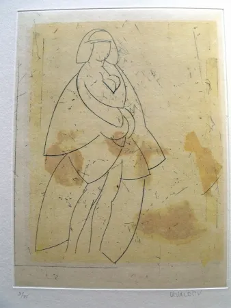 Radierung Und Aquatinta Valdés - Esquisse