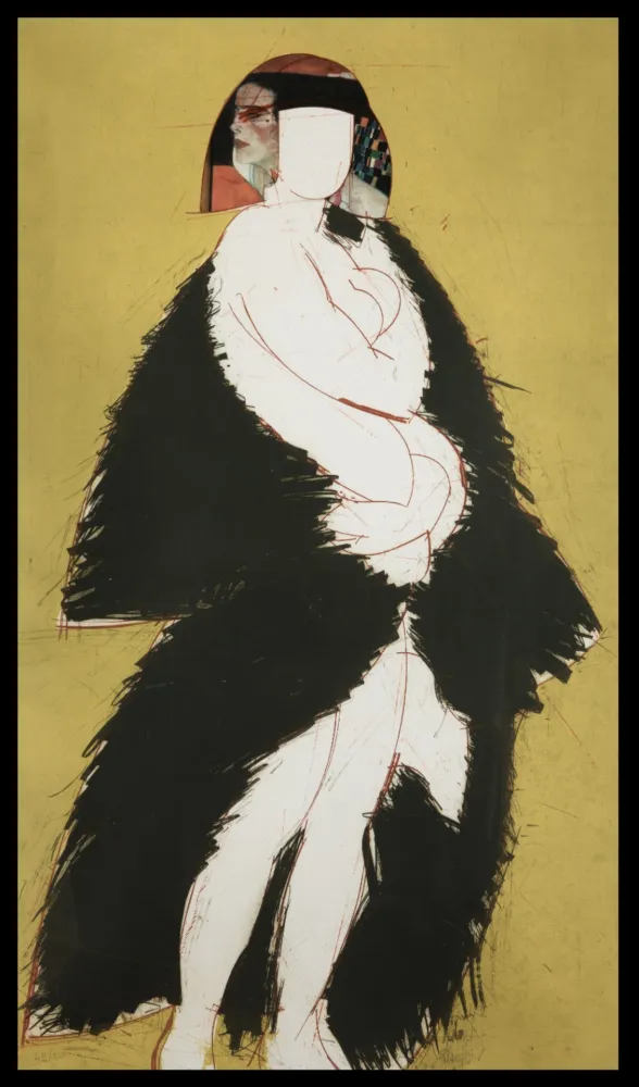 Radierung Und Aquatinta Valdés - Helene