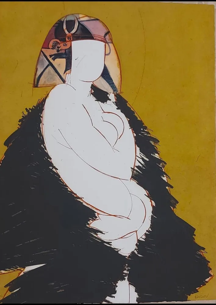 Radierung Valdés - Helene I