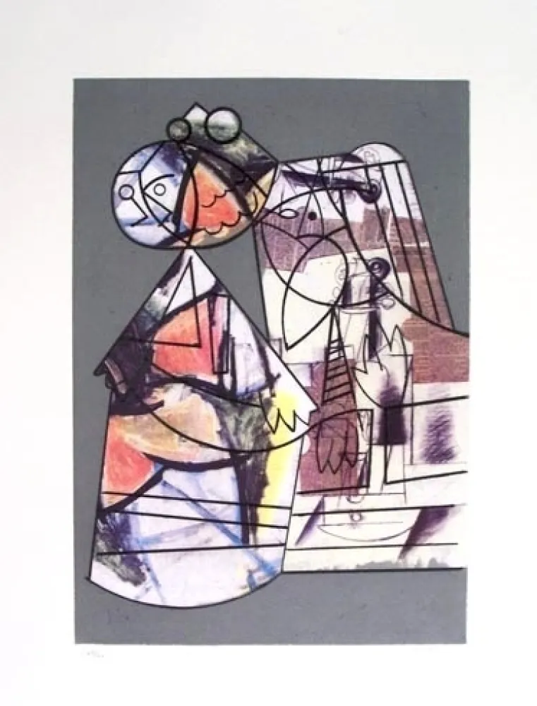 Radierung Und Aquatinta Valdés - Hommage à Velazquez.