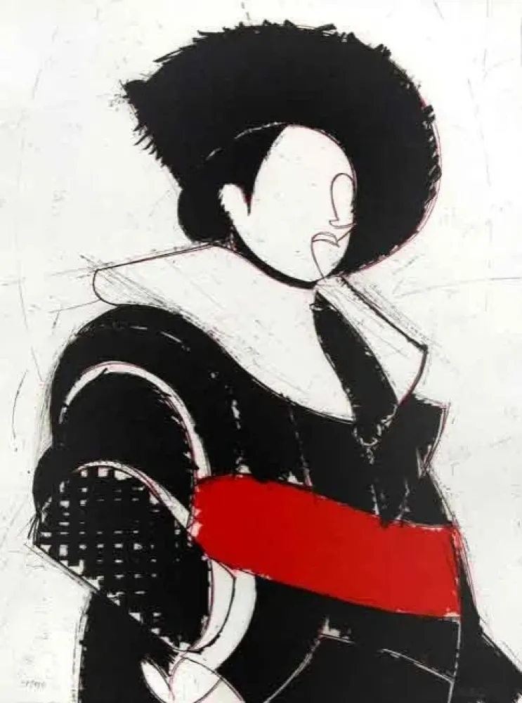 Radierung Valdés - Libro Don Juan