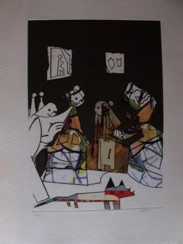 Radierung Und Aquatinta Valdés - Manolo Valdés 