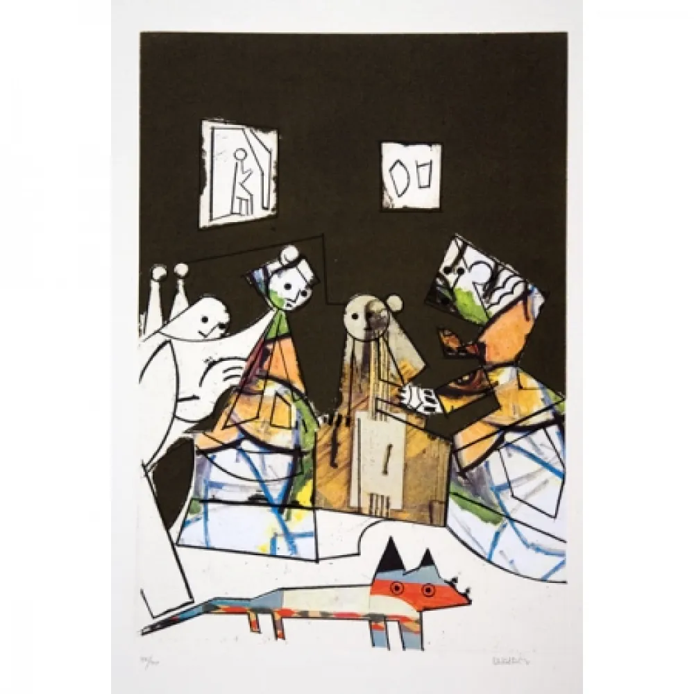 Radierung Und Aquatinta Valdés - Manolo Valdés