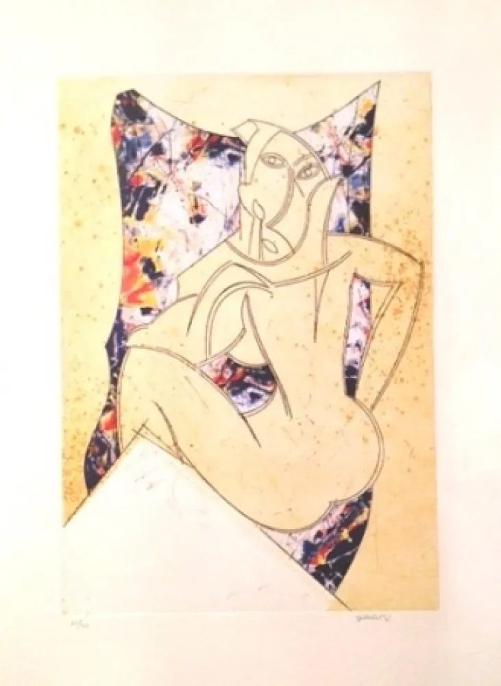 Radierung Und Aquatinta Valdés - Manolo Valdés