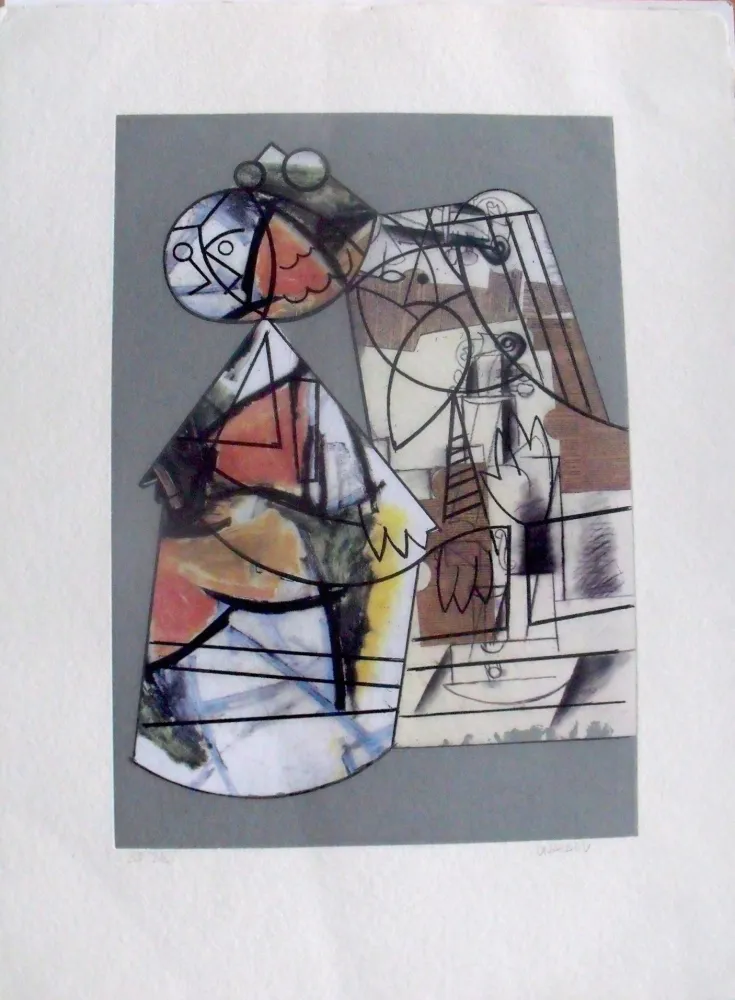 Radierung Und Aquatinta Valdés - Manolo Valdés