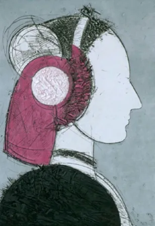 Radierung Und Aquatinta Valdés - Perfil