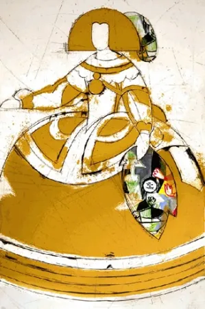 Radierung Und Aquatinta Valdés - Reina Mariana