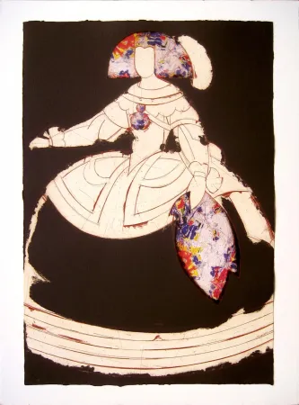 Radierung Und Aquatinta Valdés - Reina Mariana