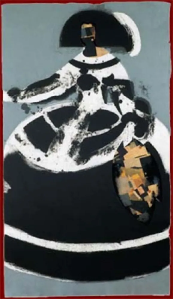 Radierung Valdés - Reina Mariana II