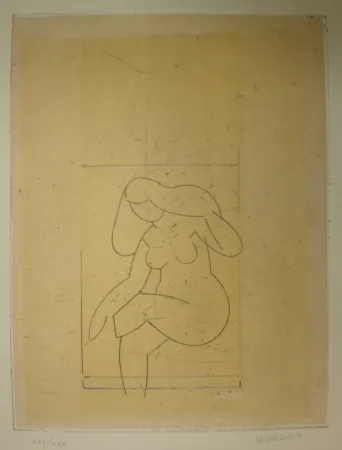 Radierung Valdés - S/T XIII