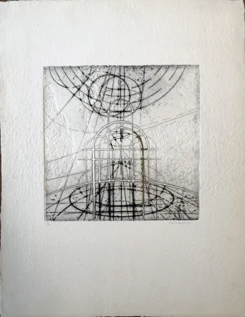 Radierung Valentini - Composizione 