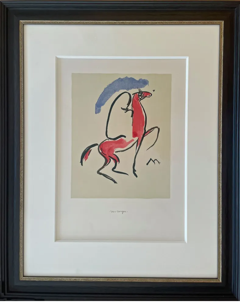 Lithographie Van Dongen - Cavalier Arabe