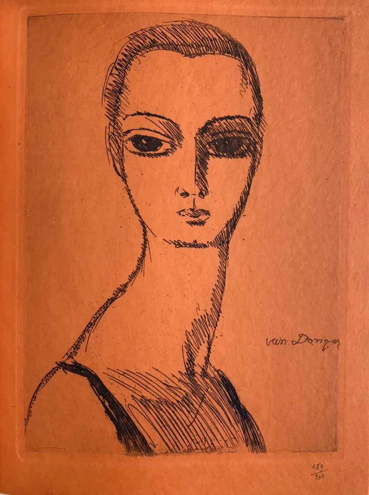 Stich Van Dongen - Girl with Swans Neck