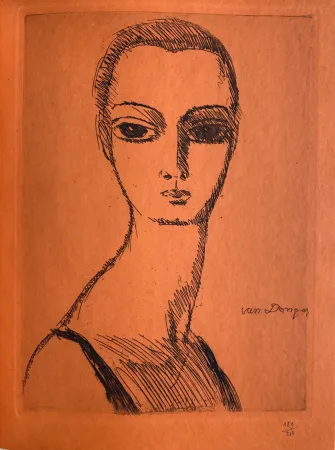 Stich Van Dongen - Girl with Swans Neck