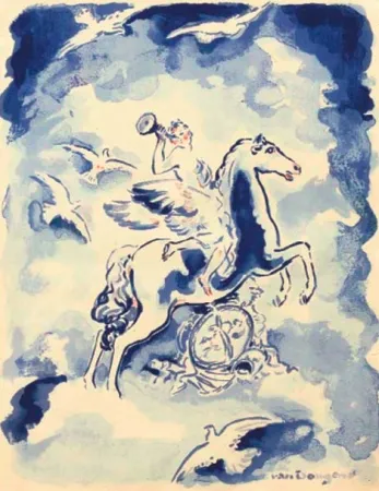 Lithographie Van Dongen - Gloire a Paris