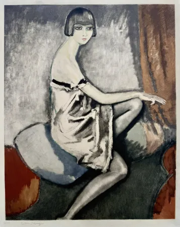 Aquatinta Van Dongen - La Chemise d'Argent