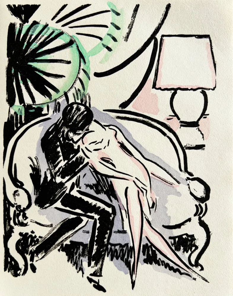 Lithographie Van Dongen - La Garçonne