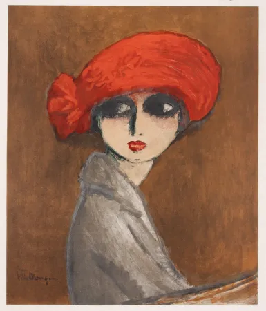 Lithographie Van Dongen - Le Coquelicot