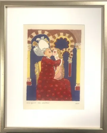 Holzschnitt Van Dongen - Les 1001 nuits