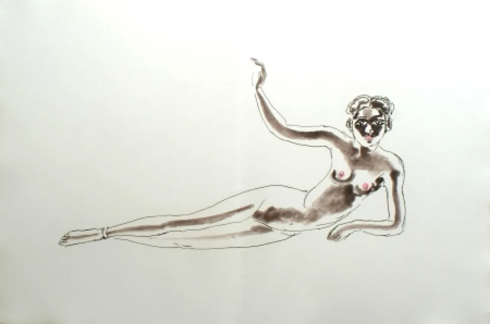 Radierung Van Dongen - Odalisque Africaine