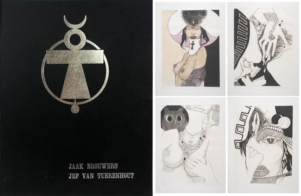 Radierung Van Tuerenhout - Lilith 