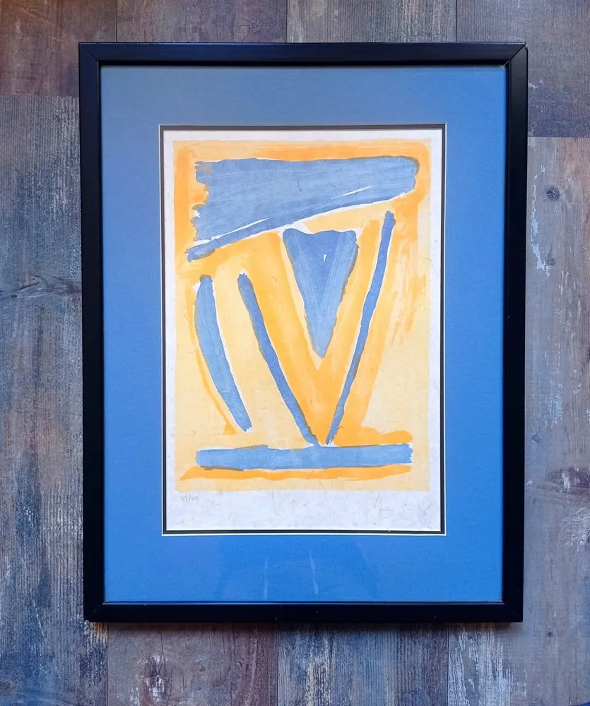 Keine Technische Van Velde - Bram van Velde - Composition abstraite, lithographie signed sur papier japon