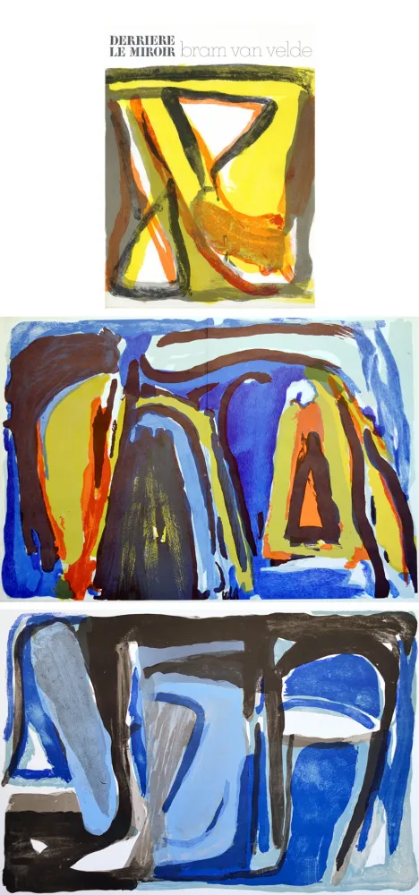 Illustriertes Buch Van Velde - BRAM VAN VELDE. Derrière le Miroir n° 216. Nov. 1975.