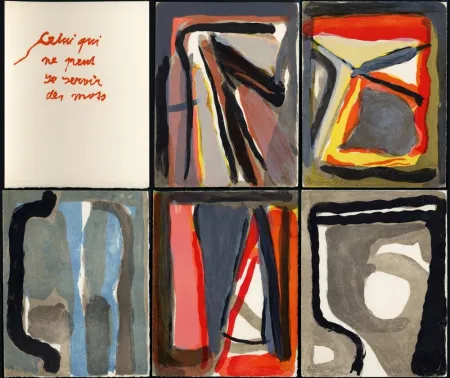 Illustriertes Buch Van Velde - CELUI QUI NE PEUT SE SERVIR DES MOTS (Alechinsky, Beckett, Bonnefoy, Butor, Dupin, Torreilles, etc.)