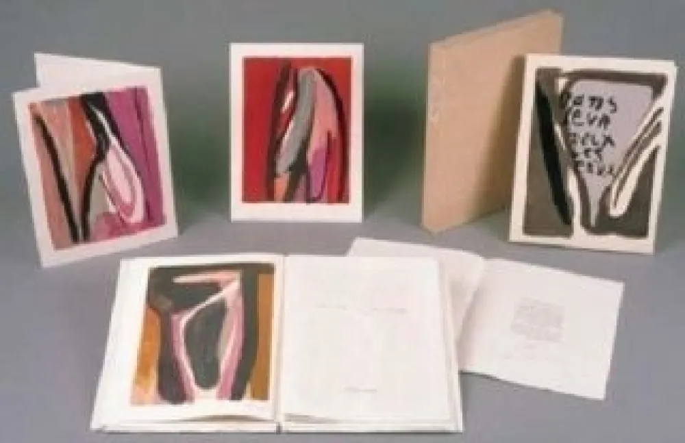 Illustriertes Buch Van Velde - Dans leur voix les eaux, André Du Bouchet