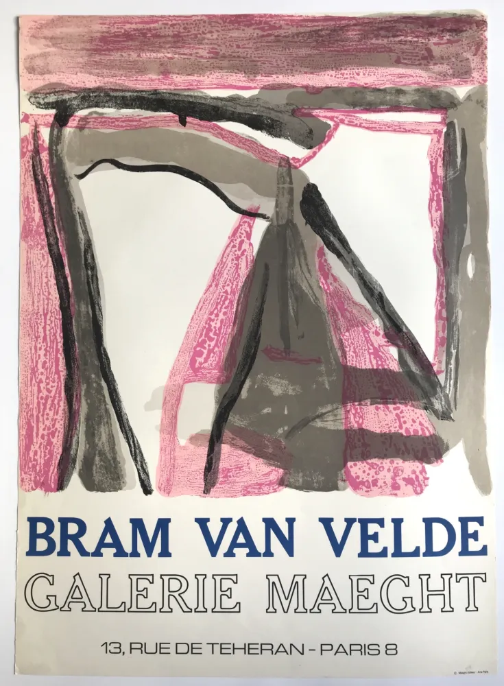 Plakat Van Velde - Galerie Maeght