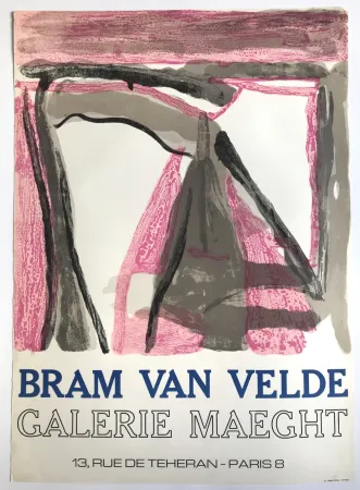 Plakat Van Velde - Galerie Maeght