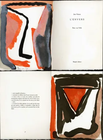 Illustriertes Buch Van Velde - Jean Frémon. L'ENVERS. Maeght, Paris 1978