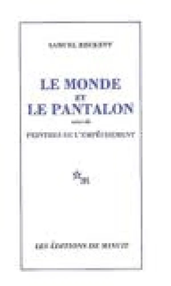 Illustriertes Buch Van Velde - Le monde et le pantalon