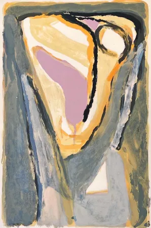 Lithographie Van Velde - Lumière pâle 