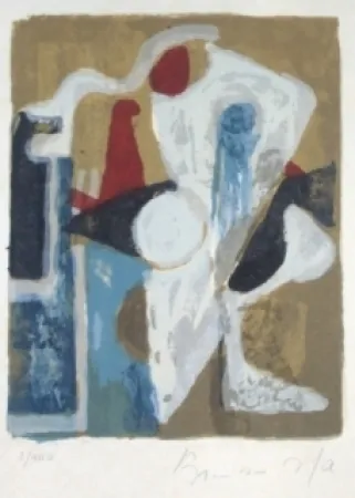 Lithographie Van Velde - MP 154