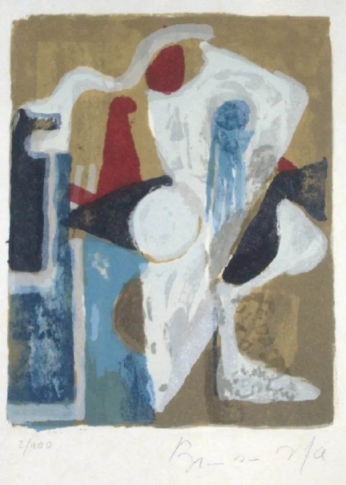 Lithographie Van Velde - Mp 154