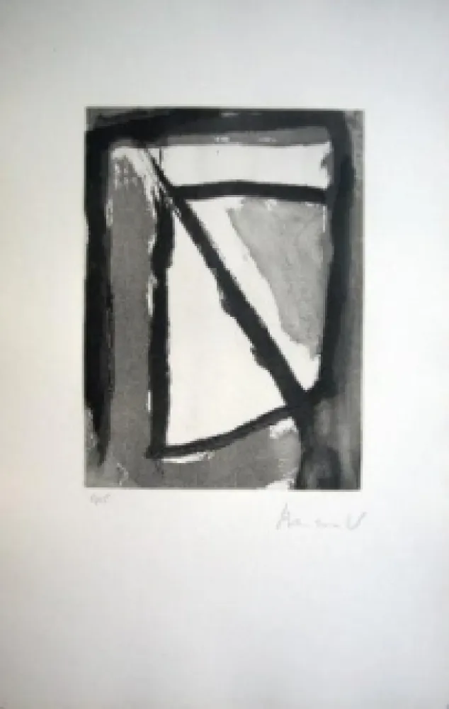 Aquatinta Van Velde - MP 377 - Hantise 5