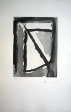 Aquatinta Van Velde - MP 377 - Hantise 5