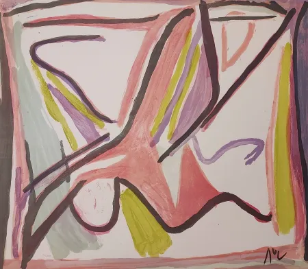 Lithographie Van Velde - MP 403 - Séparation