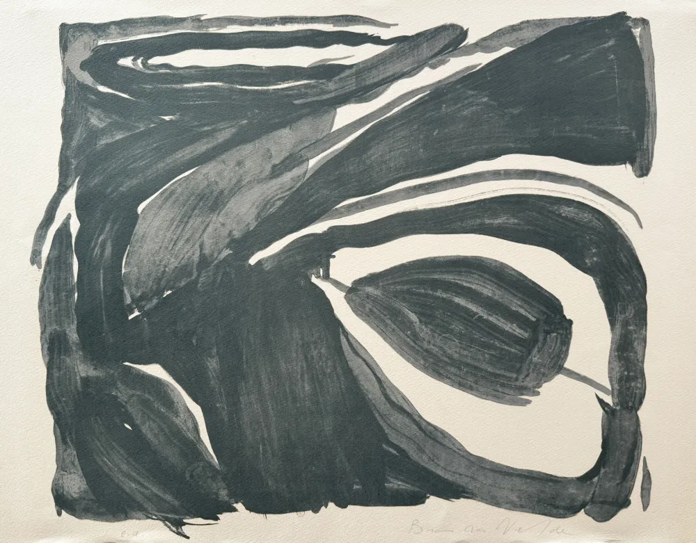 Lithographie Van Velde - Sans titre, 1967