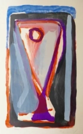 Lithographie Van Velde - Sans titre