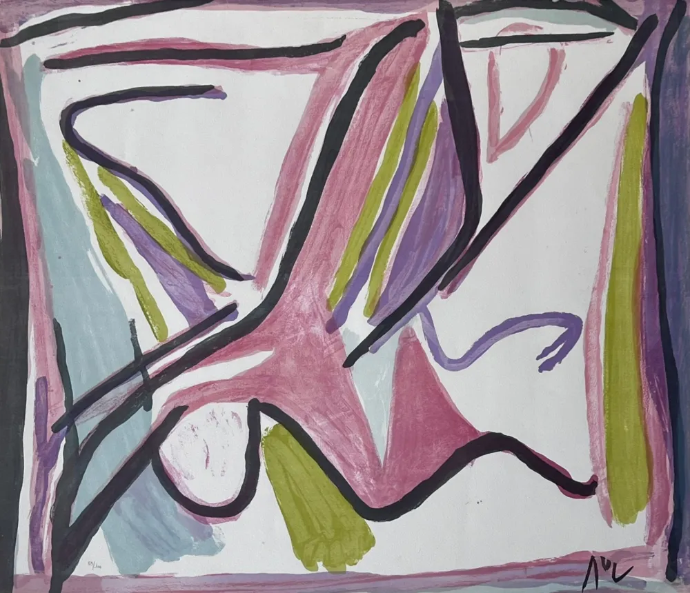 Lithographie Van Velde - Séparation