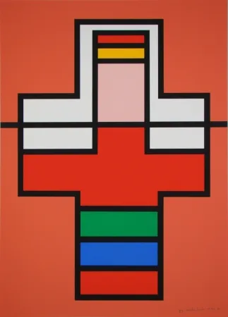 Siebdruck Vandenbranden - Composition, 1988