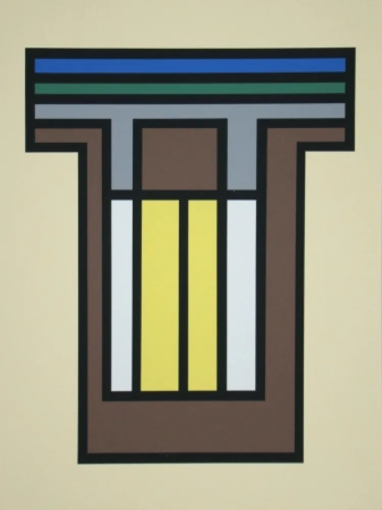 Siebdruck Vandenbranden - Composition - Grafiek der Grenzen