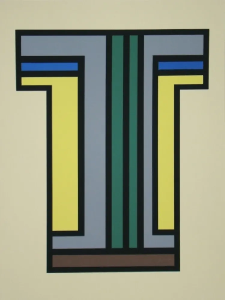 Siebdruck Vandenbranden - Composition - Regen