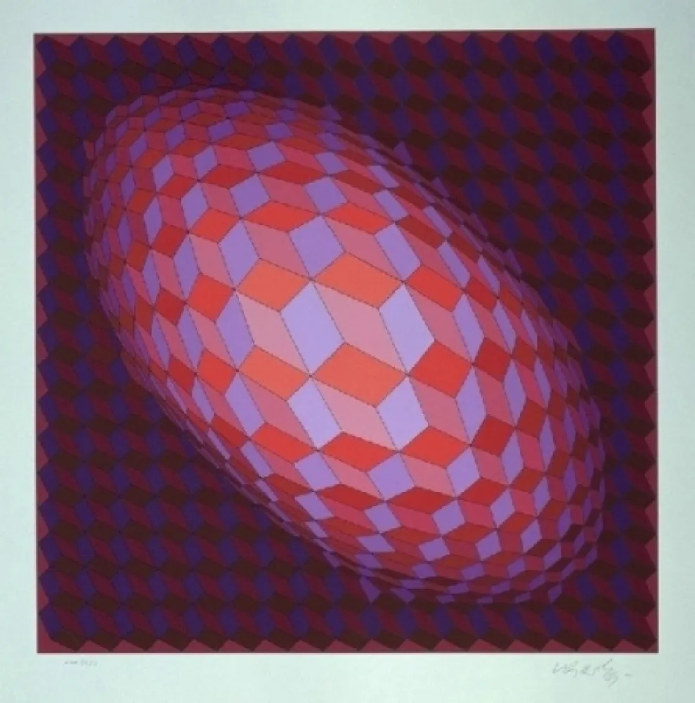 Siebdruck Vasarely - ANDROMEDE