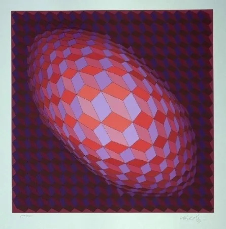Siebdruck Vasarely - ANDROMEDE