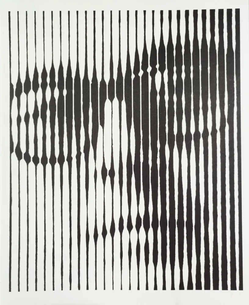 Siebdruck Vasarely - Autoportrait
