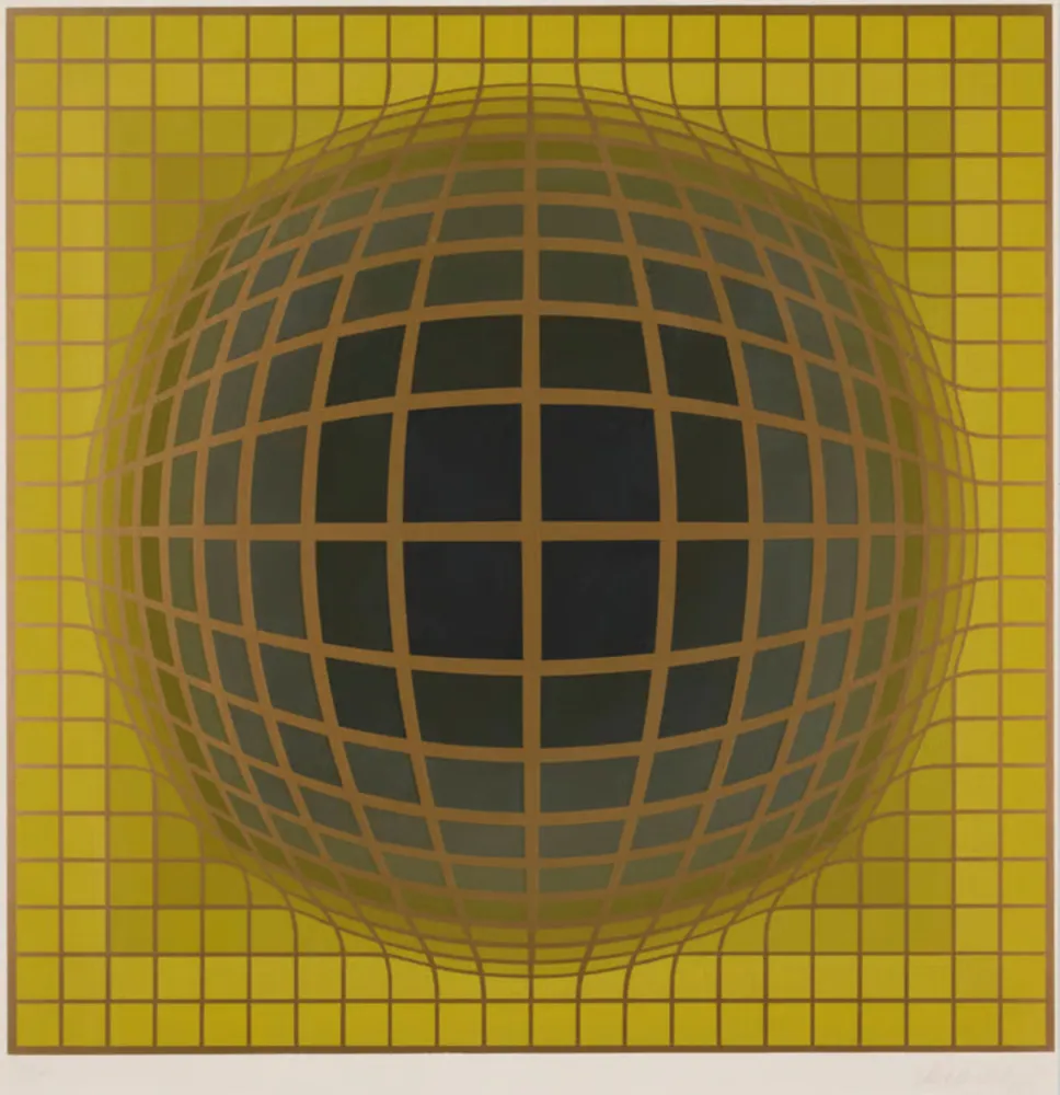 Siebdruck Vasarely - B-Bomb-b (3)
